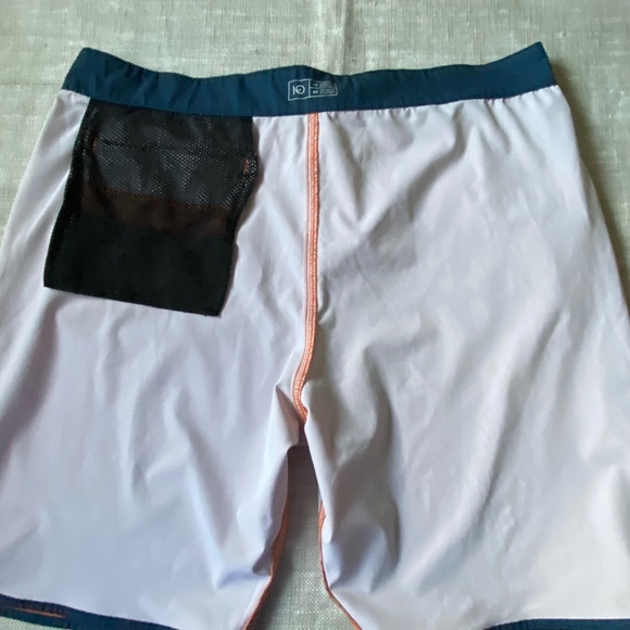 tentree Mens Orange Swim Beach Vacation Suit Shorts.Sz-40 - Picture 11 of 16
